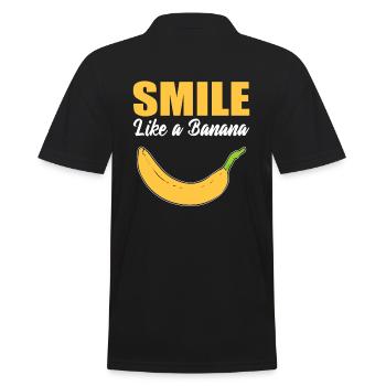 Banana Humor Fruiticulteur - Polo Homme - noir - Dos - Kai (181cm)