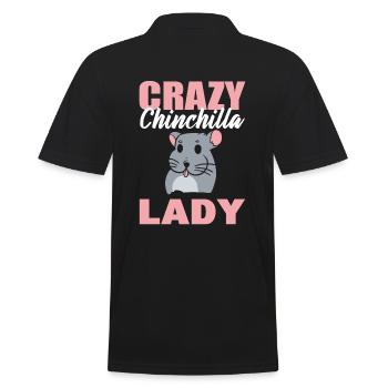 Amateur de chinchilla assistant vétérinaire - Polo Homme - noir - Dos - Kai (181cm)