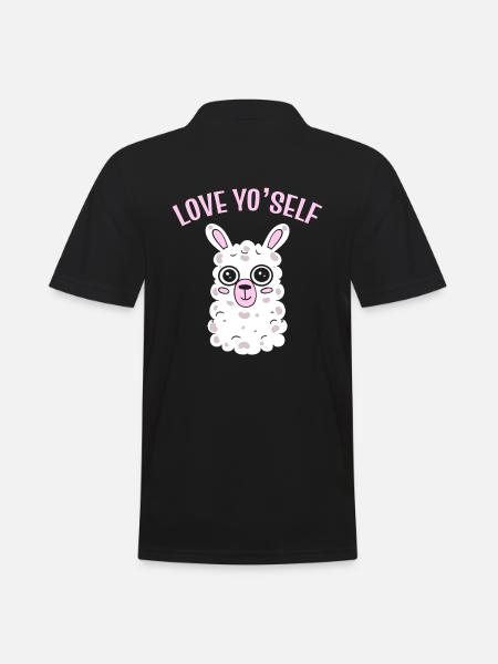 Love Yo'self Bauer - Männer Poloshirt - Schwarz