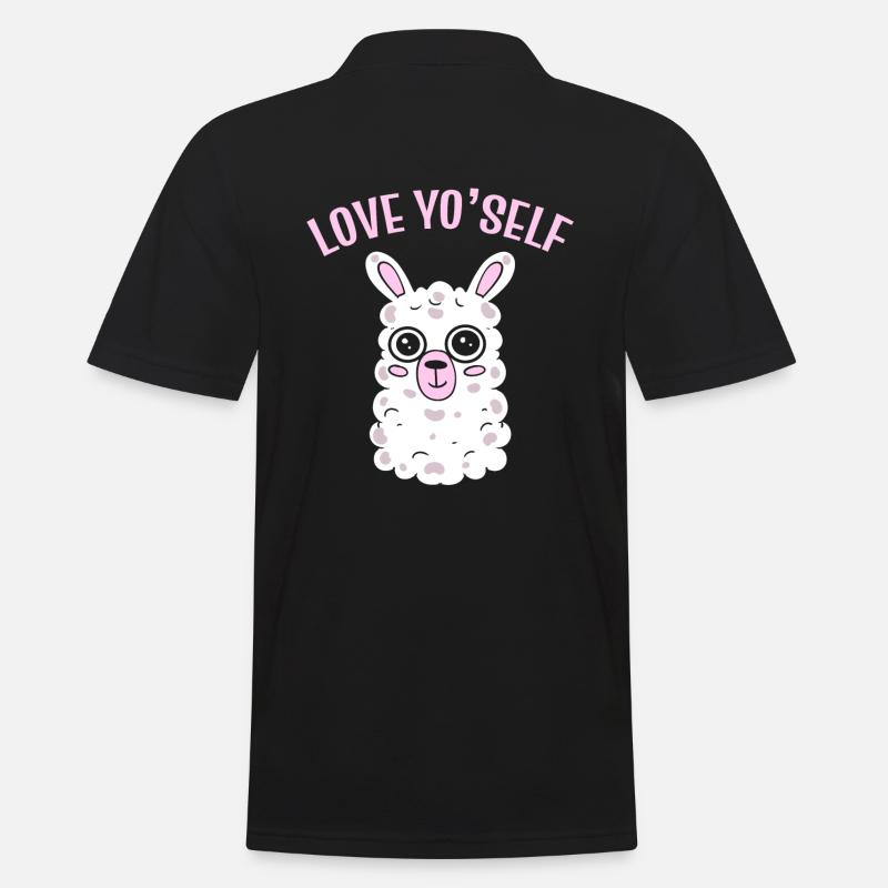 Love Yo'self Bauer - Männer Poloshirt - Schwarz