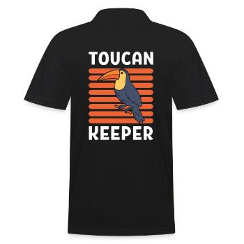 Wildlife Toucan Bird Vogelrehabilitator - Männer Poloshirt - Schwarz - Hinten - Kai (181cm)