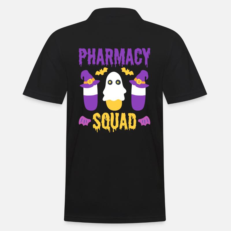 Pharmacy Squad Apotheker - Männer Poloshirt - Schwarz