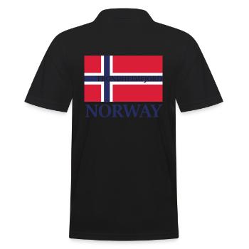 Norvège Trondheimfjord Scandinavie Fjords Vacances - Polo Homme - noir - Dos - Kai (181cm)