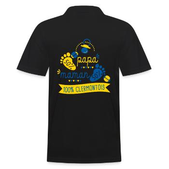 Rugby bébé clermontois supporter Rugby Clermont - Polo Homme - noir - Dos - Kai (181cm)