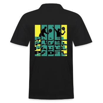 Padel Padel Tennis Paddle Padel Tennis Mode - Polo Homme - noir - Dos - Kai (181cm)