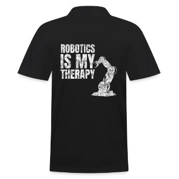 La robotique est mon technicien de robot thérapeutique - Polo Homme - noir - Dos - Kai (181cm)