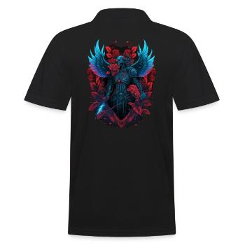 Gothique Saint-Valentin | Saint-Valentin | Cadeau - Polo Homme - noir - Dos - Kai (181cm)