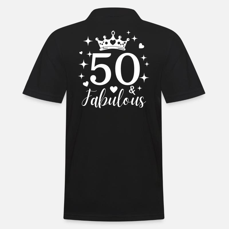 Fabelhafte 50. 50. Geburtstag - Männer Poloshirt - Schwarz