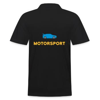 ★ couleurs de conception interchangeables ★ Motorsport (voiture de sport) - Polo Homme - noir - Dos - Kai (181cm)