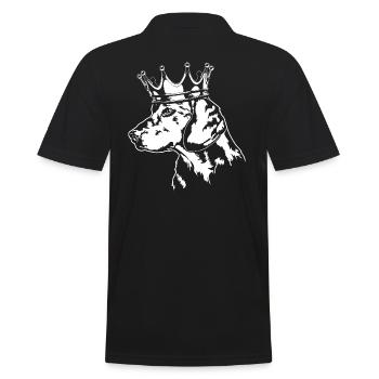 ALPENLÄNDISCHE DACHSBRACKE Krone Hunde Wilsigns - Polo Homme - noir - Dos - Kai (181cm)