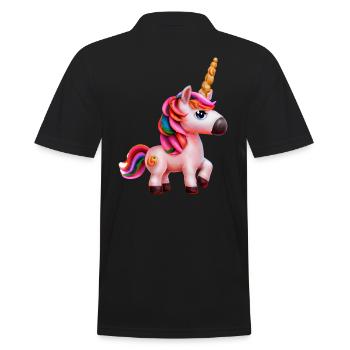 Licorne - Polo Homme - noir - Dos - Kai (181cm)