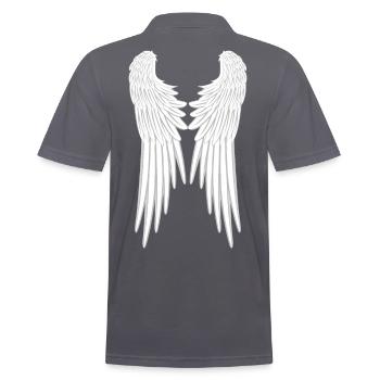 Ailes d'anges - Polo Homme - charbon - Dos - Nico (186cm)
