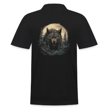 Mythe du chien-loup-garou, Cerberus, Hellhound - Polo Homme - noir - Dos - Kai (181cm)