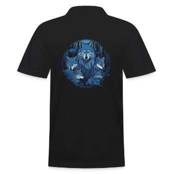 Mythe du chien-loup-garou, Cerberus, Hellhound - Polo Homme - noir - Dos - Kai (181cm)