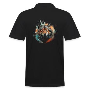 Mythe du chien-loup-garou, Cerberus, Hellhound - Polo Homme - noir - Dos - Kai (181cm)