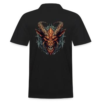 Monster Monster Demon Devil Vampire Guhl Zombie - Polo Homme - noir - Dos - Kai (181cm)