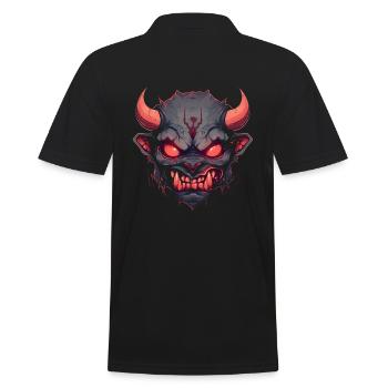 Monster Monster Demon Devil Vampire Guhl Zombie - Polo Homme - noir - Dos - Kai (181cm)