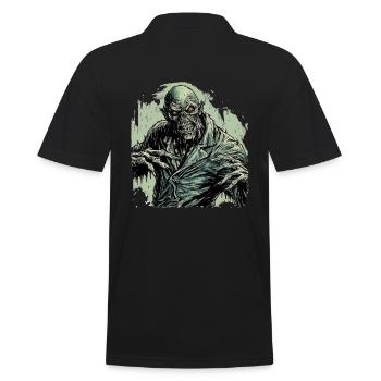 Monster Monster Demon Devil Vampire Guhl Zombie - Polo Homme - noir - Dos - Kai (181cm)