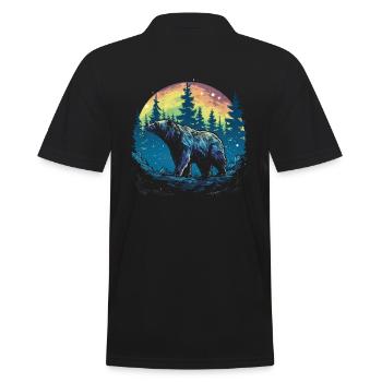 Ours, nature, environnement, protection de - Polo Homme - noir - Dos - Kai (181cm)