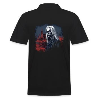 Monster Monster Demon Devil Vampire Guhl Zombie - Polo Homme - noir - Dos - Kai (181cm)