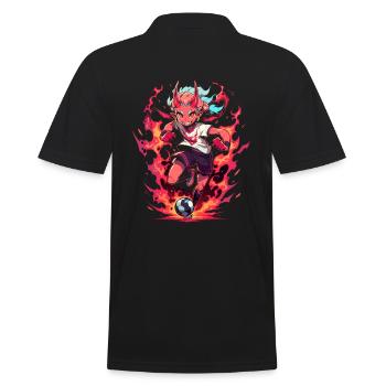 Monster Monster Demon Devil Vampire Guhl Zombie - Polo Homme - noir - Dos - Kai (181cm)