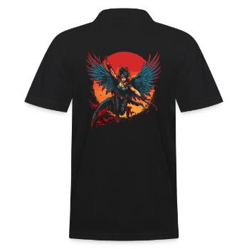 Monster Monster Demon Devil Vampire Guhl Zombie - Polo Homme - noir - Dos - Kai (181cm)