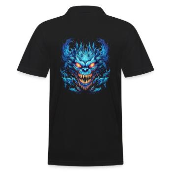 Monster Monster Demon Devil Vampire Guhl Zombie - Polo Homme - noir - Dos - Kai (181cm)