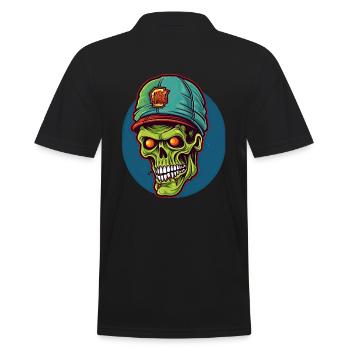 Monster Monster Demon Devil Vampire Guhl Zombie - Polo Homme - noir - Dos - Kai (181cm)