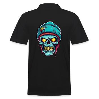 Monster Monster Demon Devil Vampire Guhl Zombie - Polo Homme - noir - Dos - Kai (181cm)