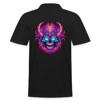 Monster Monster Demon Devil Vampire Guhl Zombie - Polo Homme - noir - Dos - Kai (181cm)