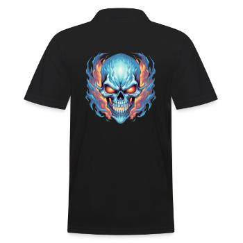 Monster Monster Demon Devil Vampire Guhl Zombie - Polo Homme - noir - Dos - Kai (181cm)