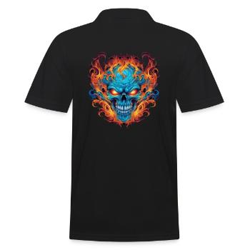 Monster Monster Demon Devil Vampire Guhl Zombie - Polo Homme - noir - Dos - Kai (181cm)