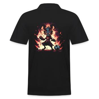 Monster Monster Demon Devil Vampire Guhl Zombie - Polo Homme - noir - Dos - Kai (181cm)