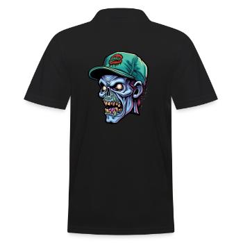 Monster Monster Demon Devil Vampire Guhl Zombie - Polo Homme - noir - Dos - Kai (181cm)