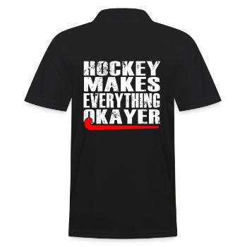 hockey sur gazon hockey sur gazon hockey sur gazon - Polo Homme - noir - Dos - Kai (181cm)