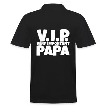 VIP - papa très important - Polo Homme - noir - Dos - Kai (181cm)