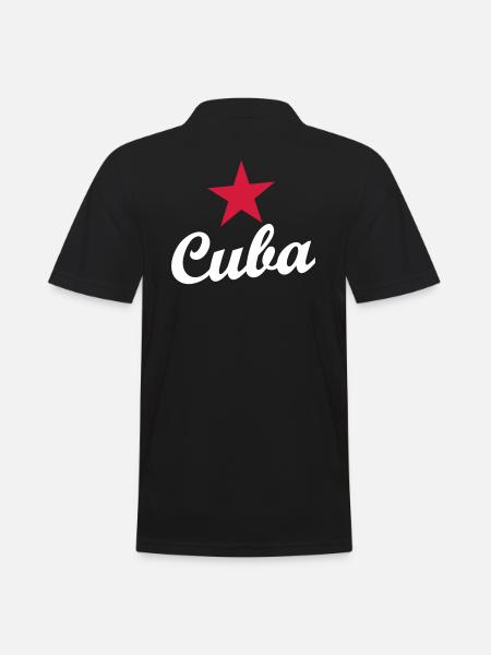 CUBA OLD SCHOOL - Men's Polo Shirt - black