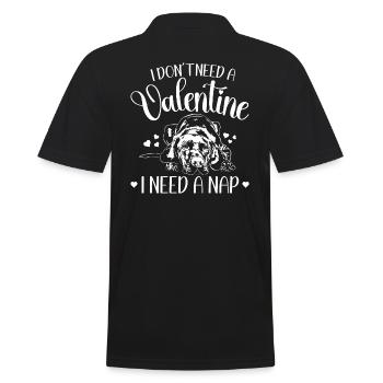 Magyar Vizsla Saint Valentin chiens chien Wilsigns - Polo Homme - noir - Dos - Kai (181cm)