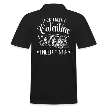 Sheltie Saint-Valentin chiens chien Wilsigns - Polo Homme - noir - Dos - Kai (181cm)