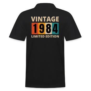 millésime 1984 - Polo Homme - noir - Dos - Kai (181cm)