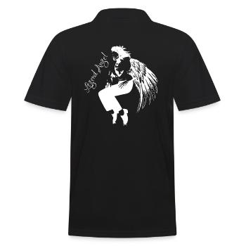 Legende Musik Jackson angel coole tanzen michael - Männer Poloshirt - Schwarz - Hinten - Kai (181cm)