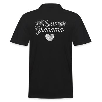 Meilleure grand-mère - Polo Homme - noir - Dos - Kai (181cm)