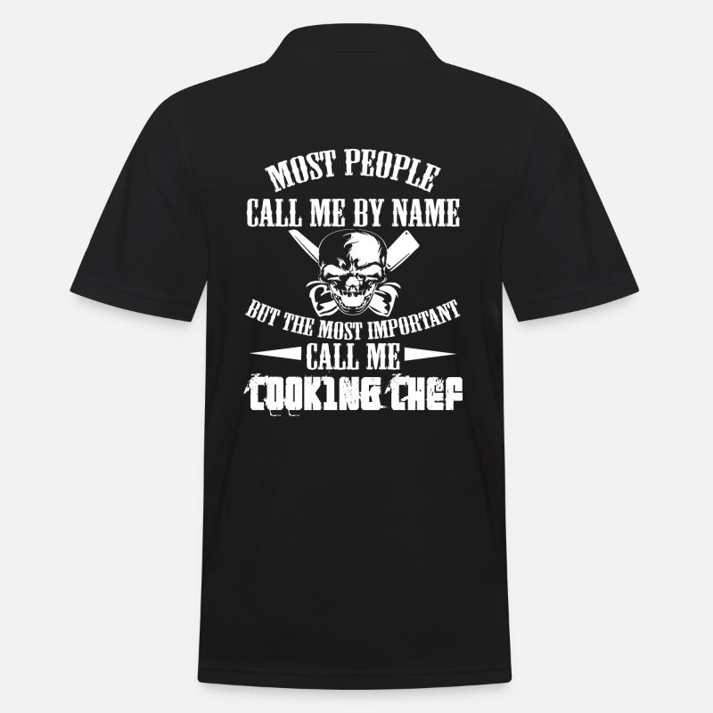 Küchenchef Küchenchef Chefkoch Geschenk - Männer Poloshirt - Schwarz