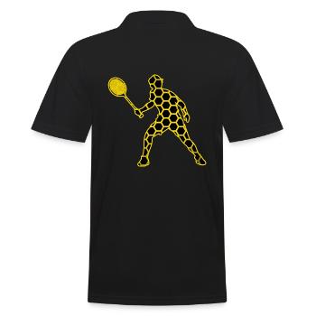 badminton badminton badminton crossminton badminton - Polo Homme - noir - Dos - Kai (181cm)
