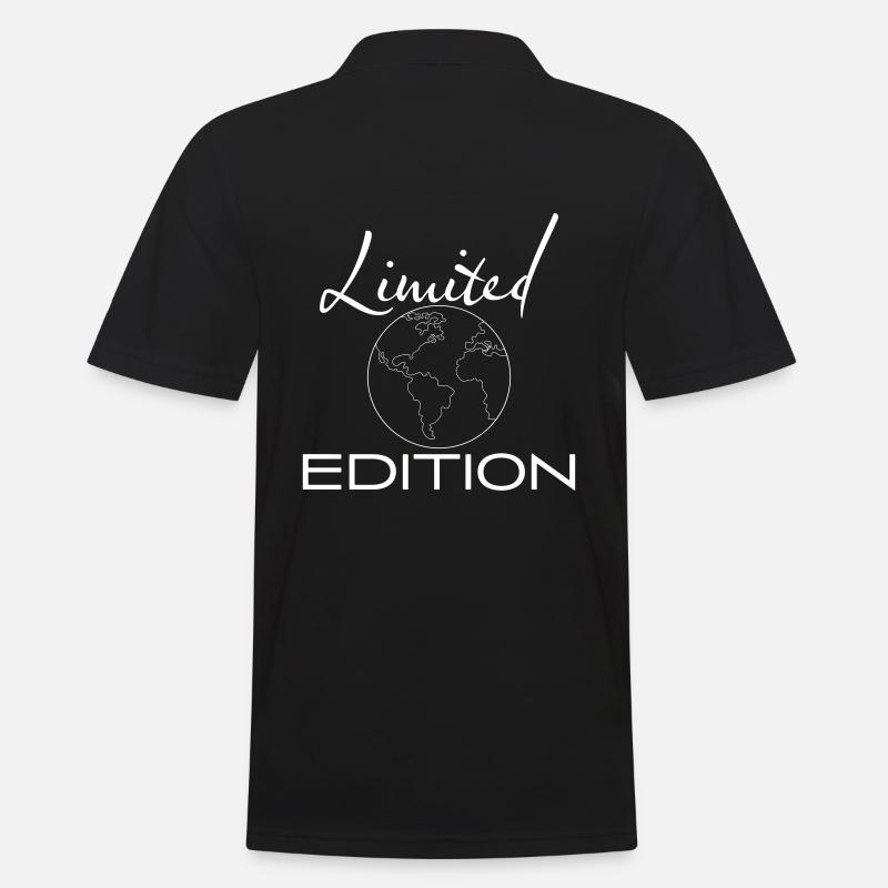 Planet Erde Limited Edition - Männer Poloshirt - Schwarz