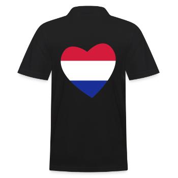 Coeur Pays-Bas - Polo Homme - noir - Dos - Kai (181cm)