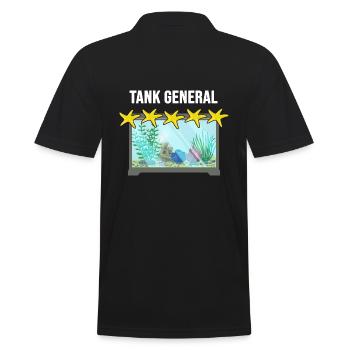 Aquarium Aquarianer Fischzüchter Aquariumfische - Männer Poloshirt - Schwarz - Hinten - Kai (181cm)
