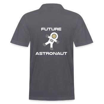 Futur astronaute - Polo Homme - charbon - Dos - Nico (186cm)