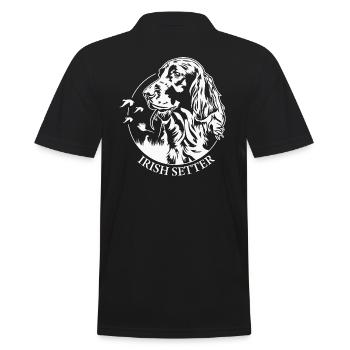 Setter irlandais Chien de chasse Chiens de chasse Chiens Wilsigns - Polo Homme - noir - Dos - Kai (181cm)