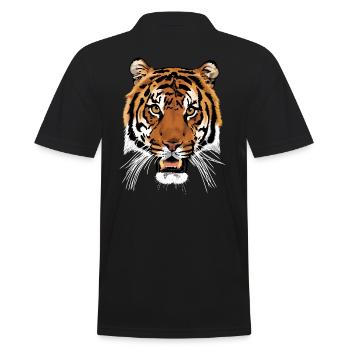 Tigre - Polo Homme - noir - Dos - Kai (181cm)